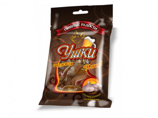 Кнуты Брусничные (500 гр.): Уши свиные с чесноком 