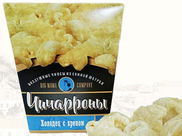 Чичарроны со вкусом холодца и хрена во Владивостоке