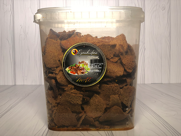 Ржаные гренки со вкусом шашлыка во Владивостоке
