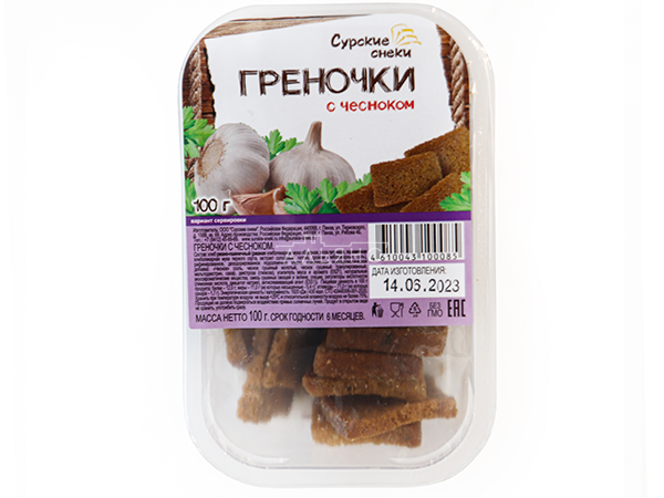 Сурские гренки с Чесноком (100 гр) во Владивостоке