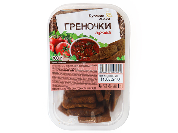 Сурские гренки с Аджикой (100 гр) во Владивостоке