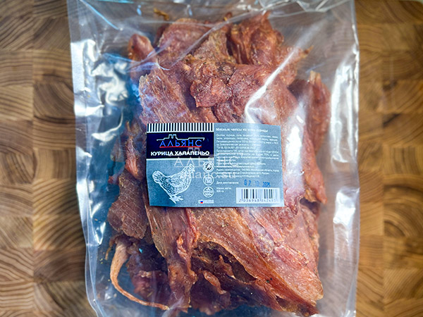 Мясо (АЛЬЯНС) вяленое курица 500гр "С халапеньо" во Владивостоке