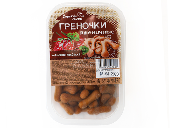 Сурские (ПШЕНИЧНЫЕ) Копченая колбаска (100 гр) во Владивостоке