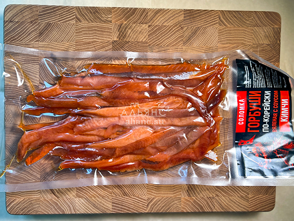 Горбуша соломка по-корейски во Владивостоке