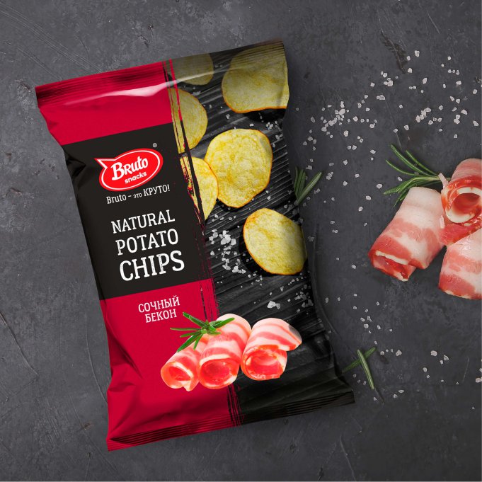 Картофель «Бруто» со вкусом бекона 130 гр. во Владивостоке