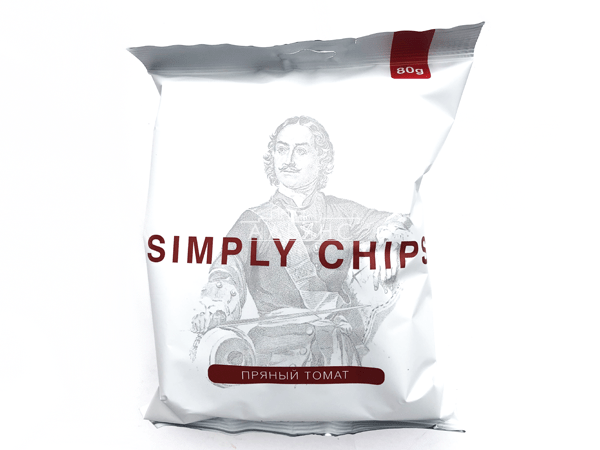 Картофельные чипсы "Simple chips" Пряный томат 80 гр. во Владивостоке
