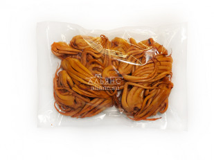 Камбала камчатская вяленая без икры: Кальмар щупальца (мелкие) холодного копчения